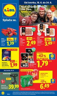 LIDL katalog - Od četrtka, 18. 6. 2026