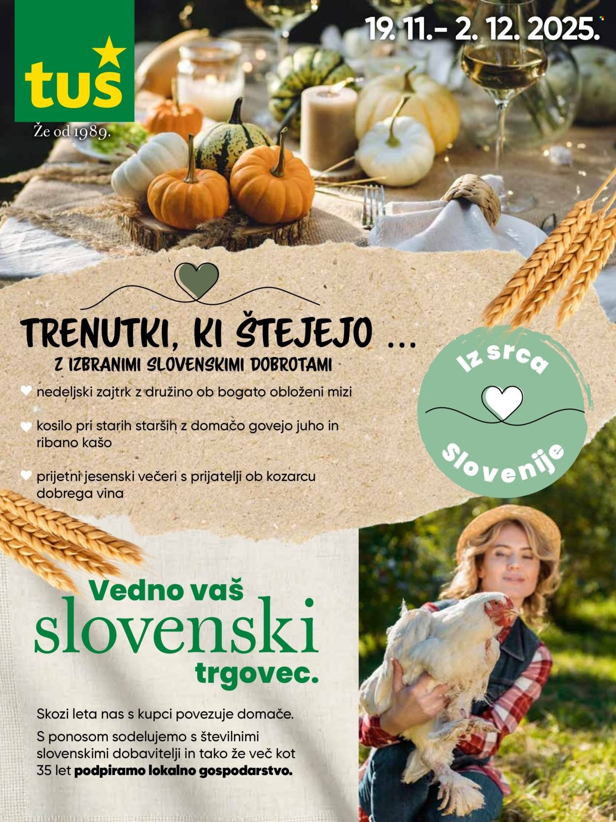 TUŠ katalog - SLOVENSKE DOBROTE (2025-11-19 - 2025-12-02)