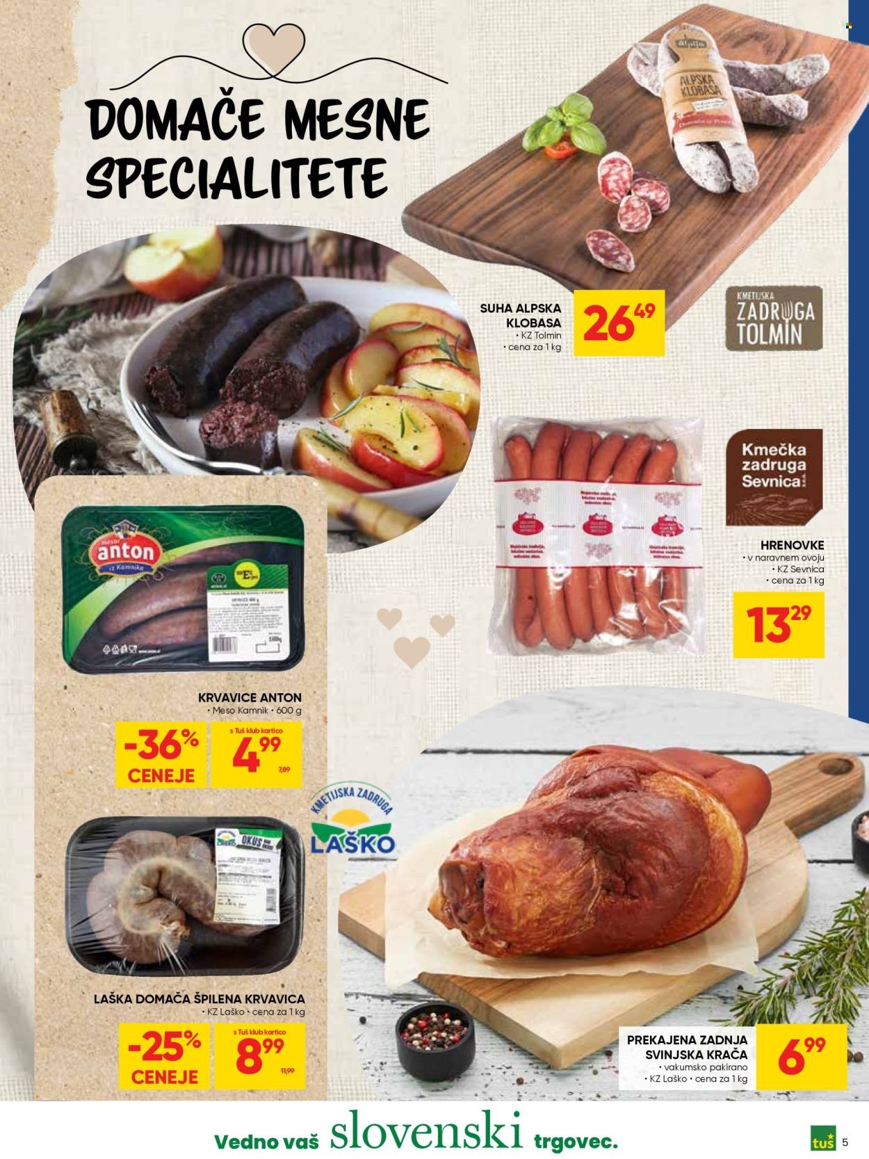 TUŠ katalog - SLOVENSKE DOBROTE (2025-11-19 - 2025-12-02)