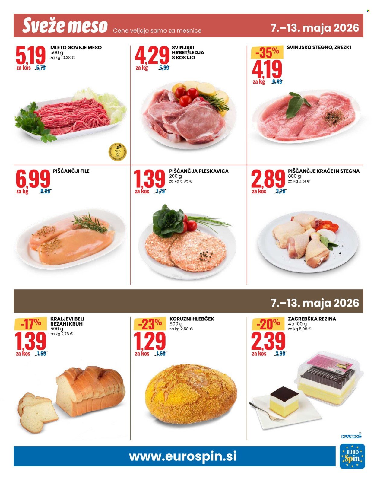 EUROSPIN katalog - SELF + SPECIALE SLOVENIA + AE SENZA LATTOSIO/BIO (2026-05-07 - 2026-05-13)