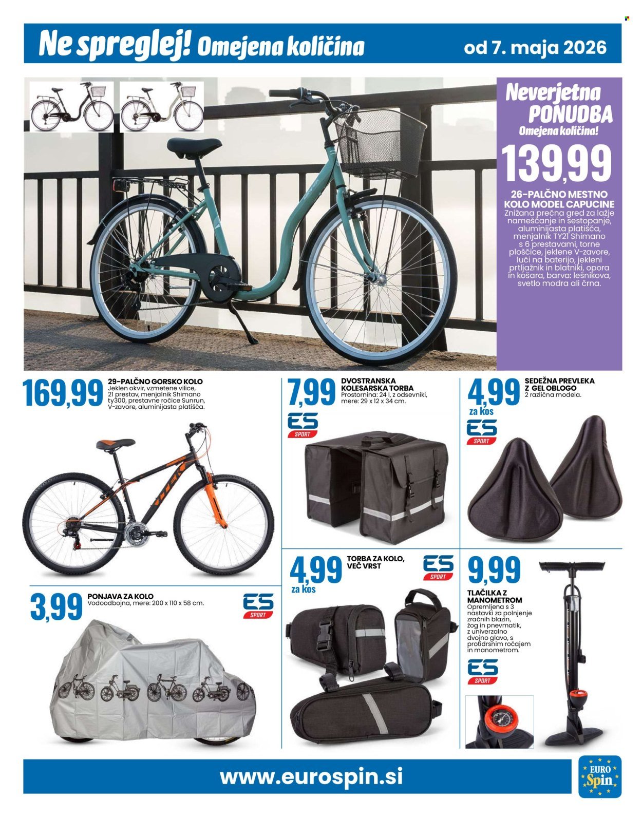 EUROSPIN katalog - SELF + SPECIALE SLOVENIA + AE SENZA LATTOSIO/BIO (2026-05-07 - 2026-05-13)