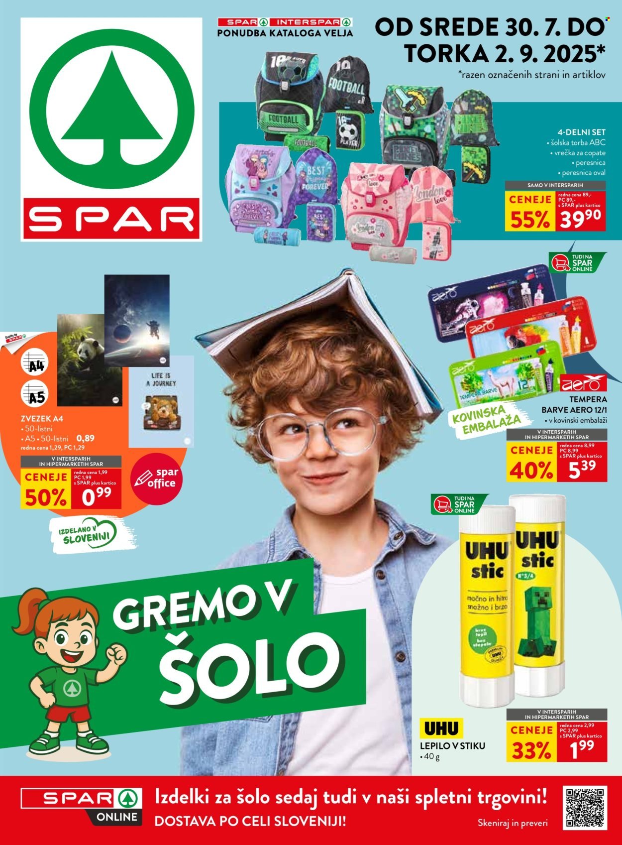 SPAR katalog - Katalog Gremo v šolo 2025 (2025-07-30 - 2025-09-02)