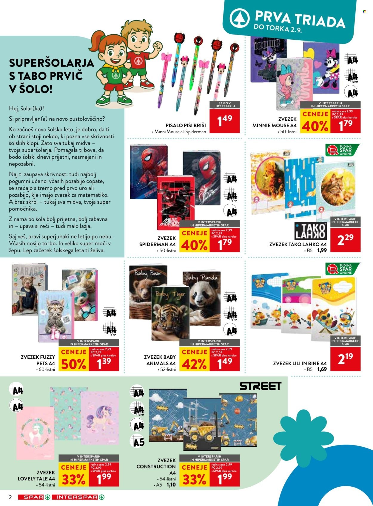 SPAR katalog - Katalog Gremo v šolo 2025 (2025-07-30 - 2025-09-02)