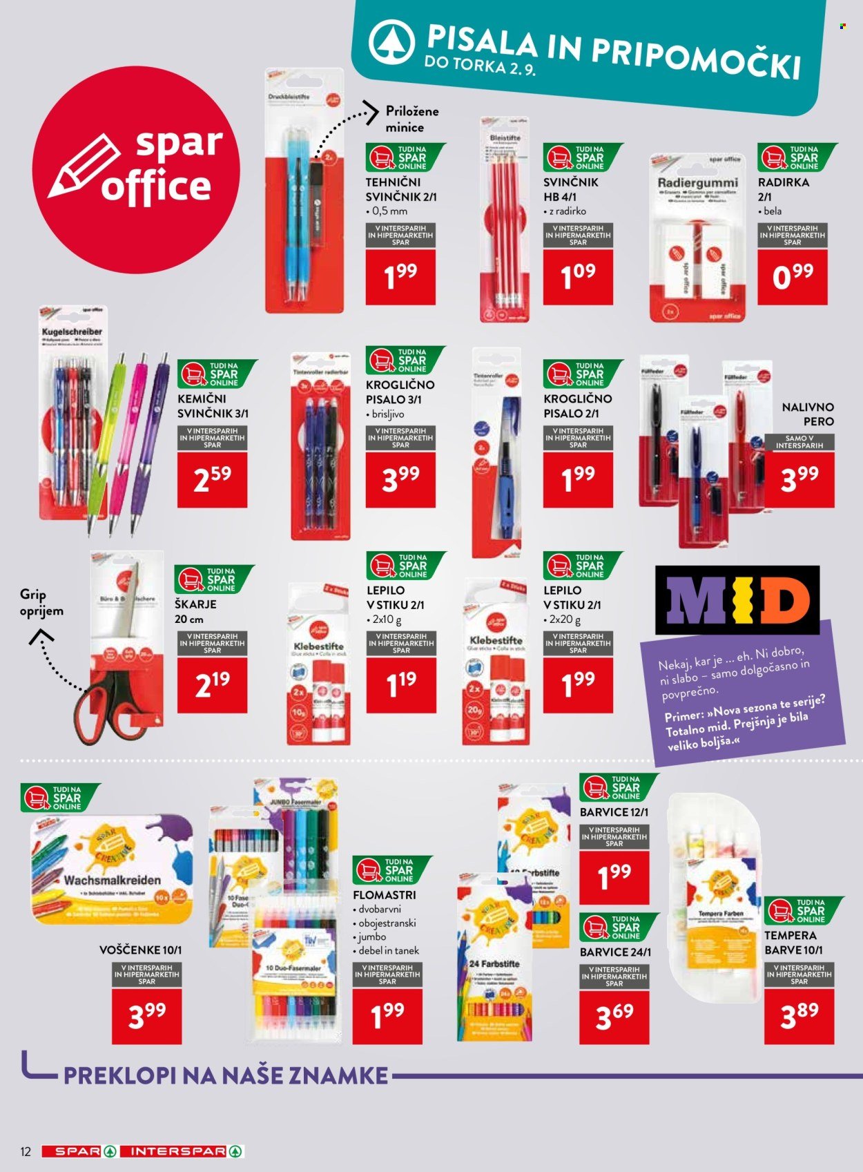 SPAR katalog - Katalog Gremo v šolo 2025 (2025-07-30 - 2025-09-02)