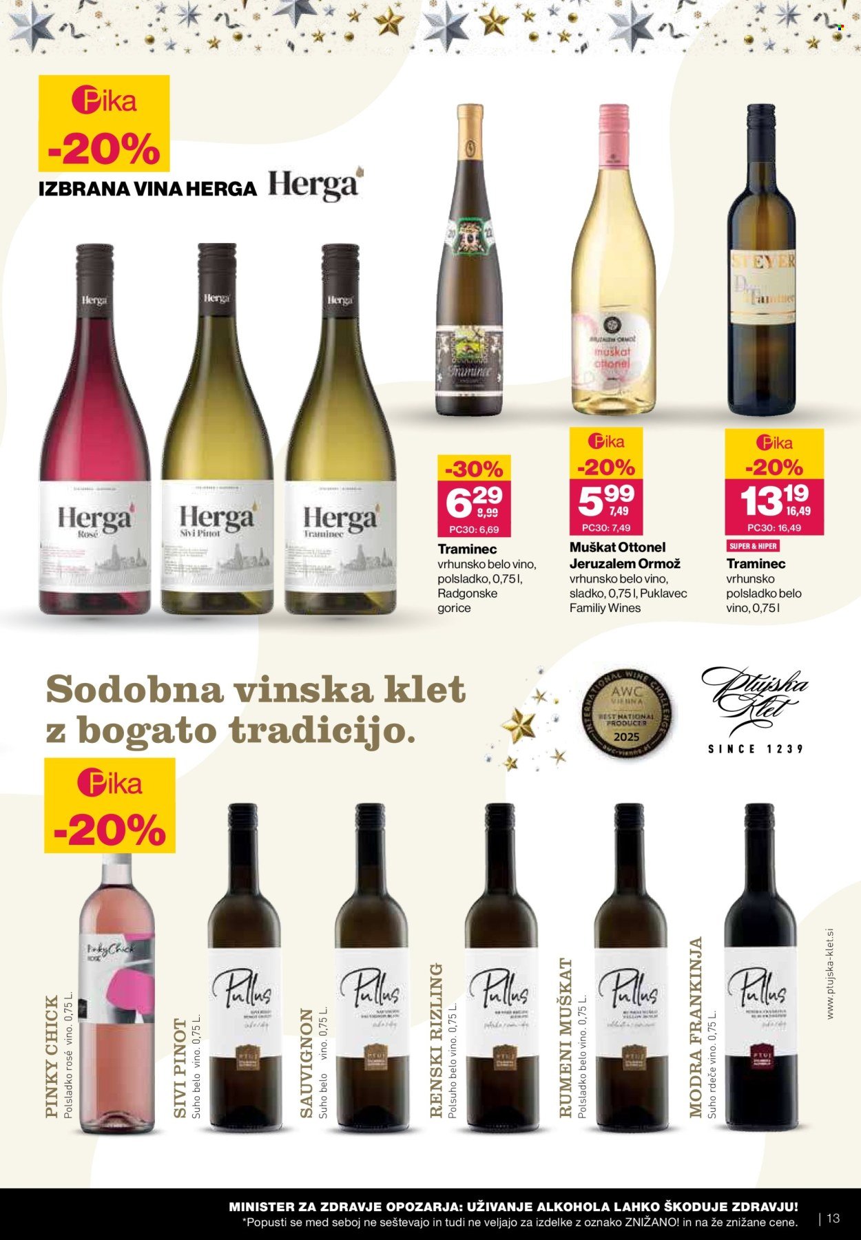 MERCATOR katalog - Praznično razvajanje z vini in hrano (2025-12-03 - 2025-12-31)
