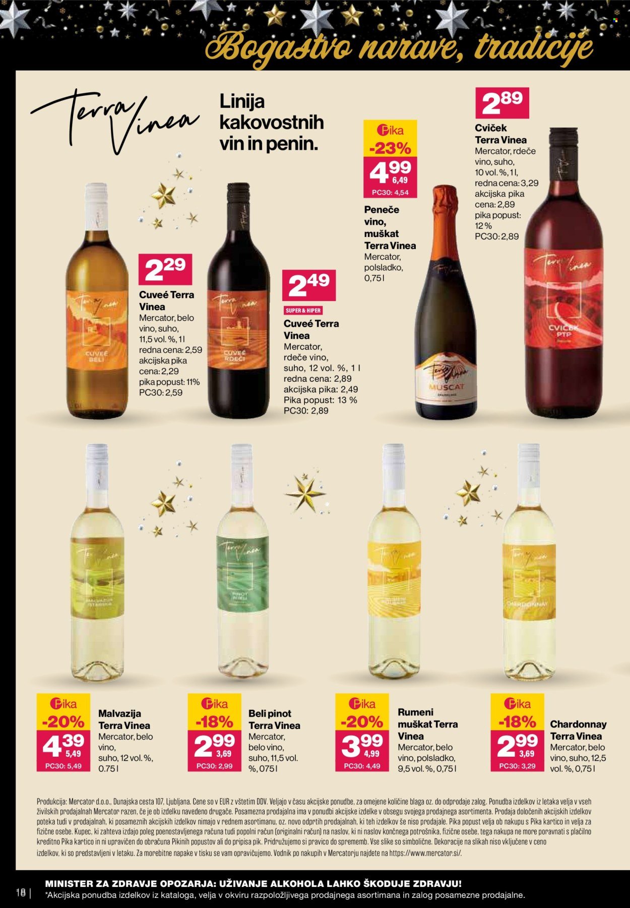 MERCATOR katalog - Praznično razvajanje z vini in hrano (2025-12-03 - 2025-12-31)