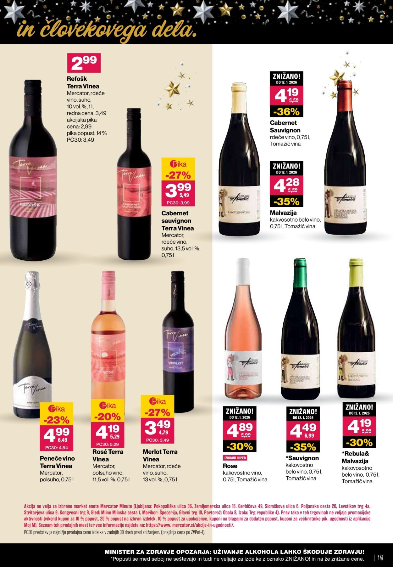 MERCATOR katalog - Praznično razvajanje z vini in hrano (2025-12-03 - 2025-12-31)