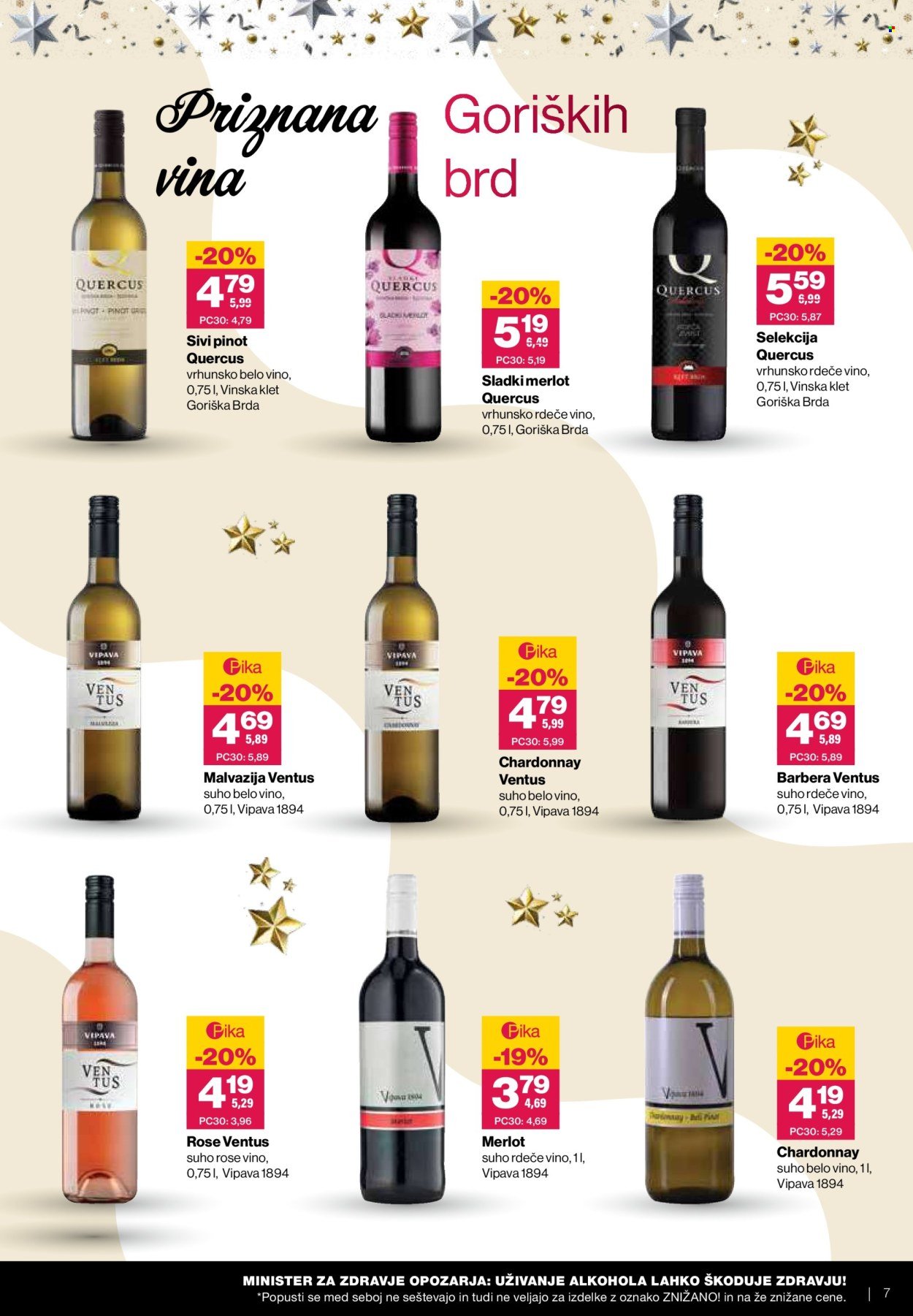 MERCATOR katalog - Praznično razvajanje z vini in hrano (2025-12-03 - 2025-12-31)