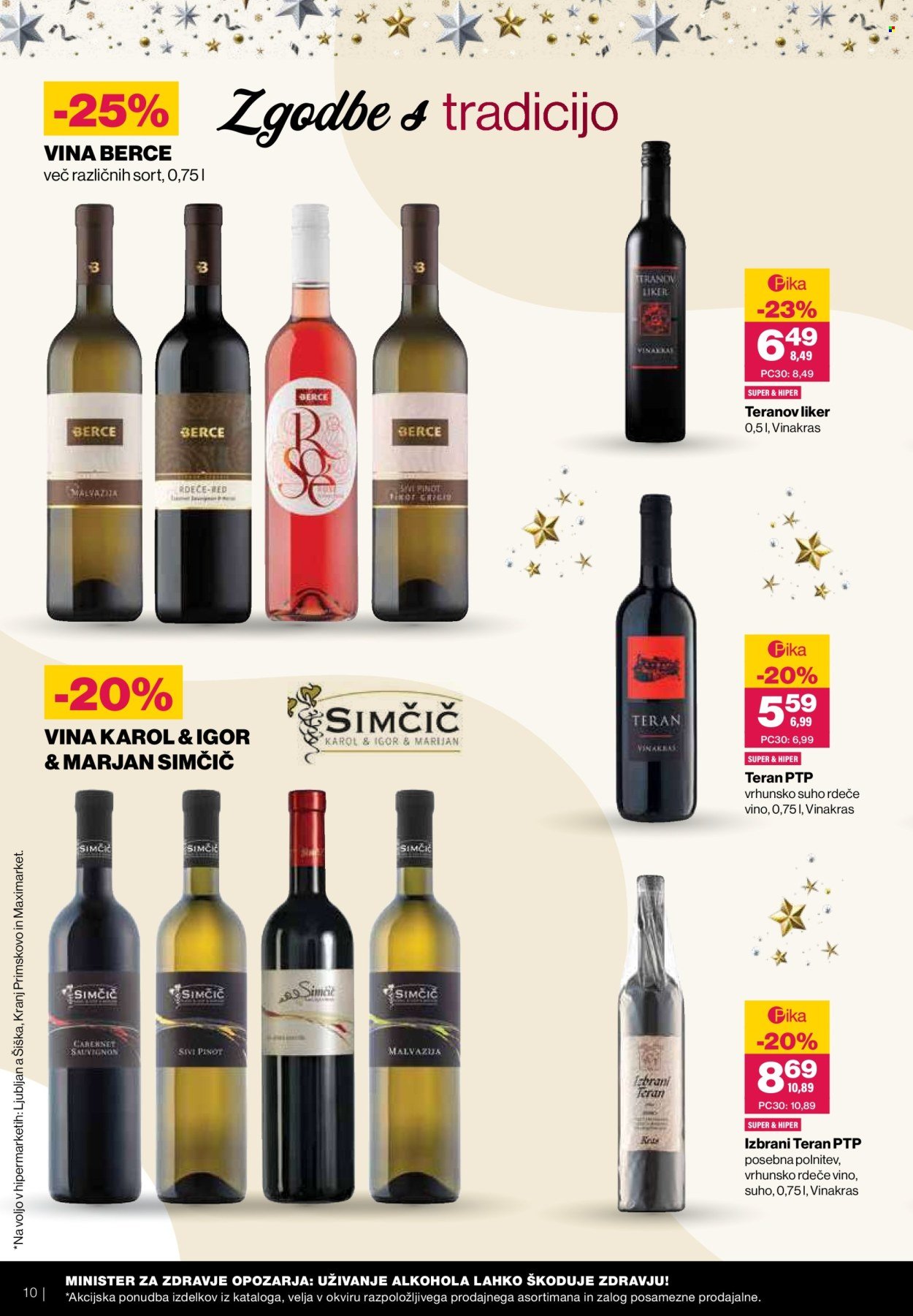 MERCATOR katalog - Praznično razvajanje z vini in hrano (2025-12-03 - 2025-12-31)