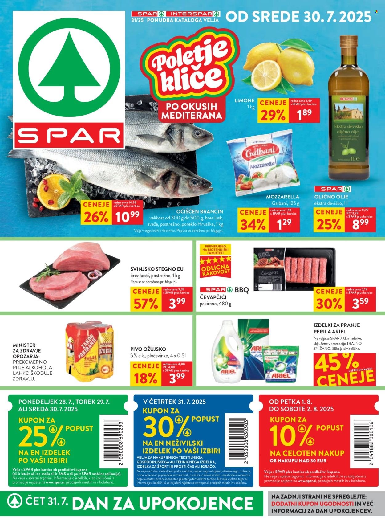 SPAR katalog - Od srede, 30. 7. 2025 (2025-07-30 - 2025-08-12)