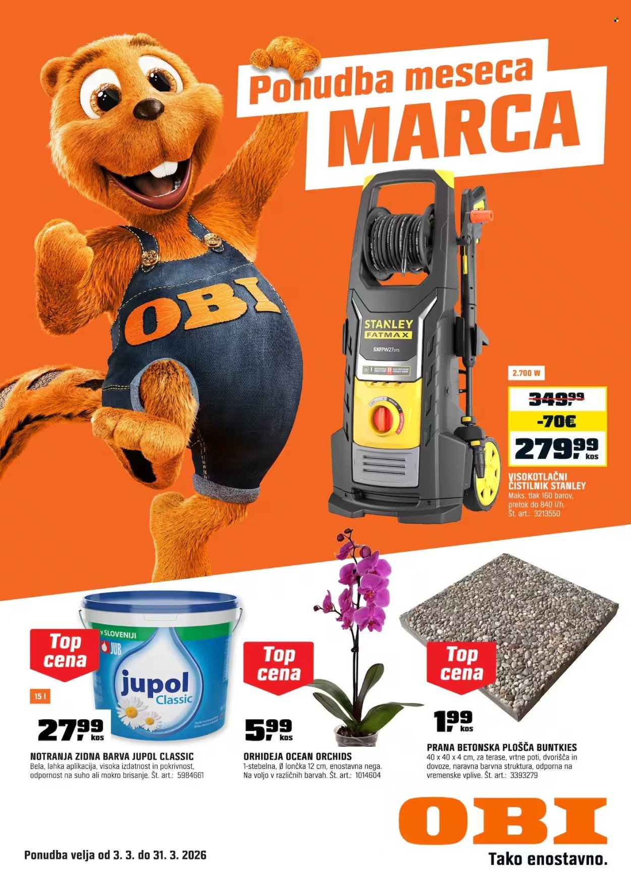 OBI katalog - Od torka, 3. 3. 2026 (2026-03-03 - 2026-03-31)
