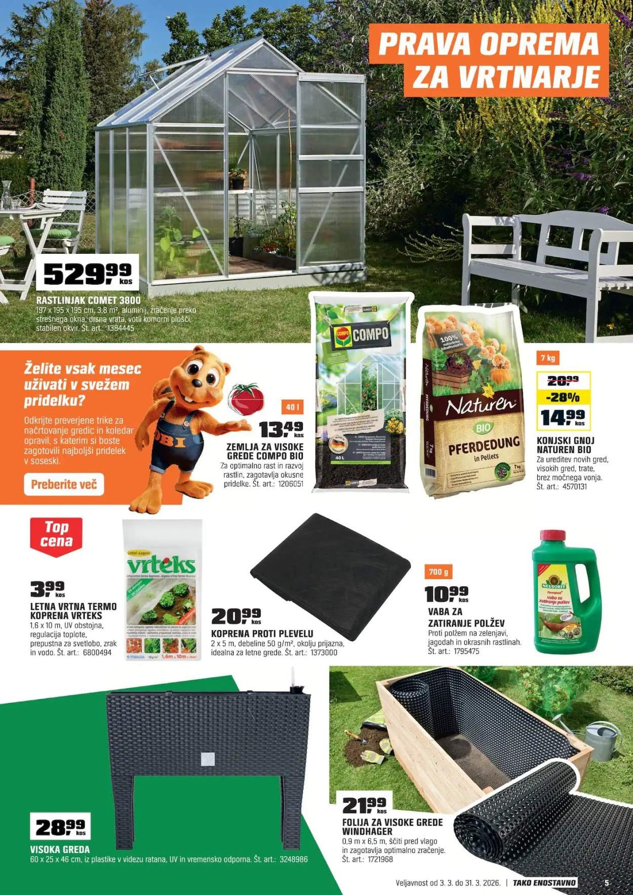 OBI katalog - Od torka, 3. 3. 2026 (2026-03-03 - 2026-03-31)