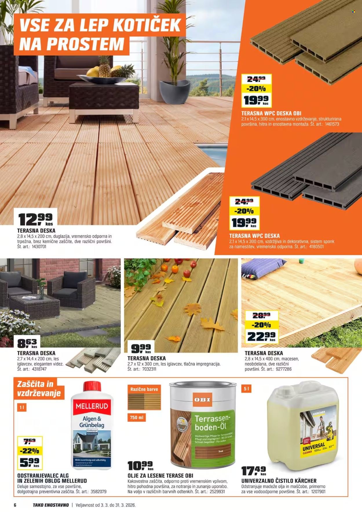 OBI katalog - Od torka, 3. 3. 2026 (2026-03-03 - 2026-03-31)