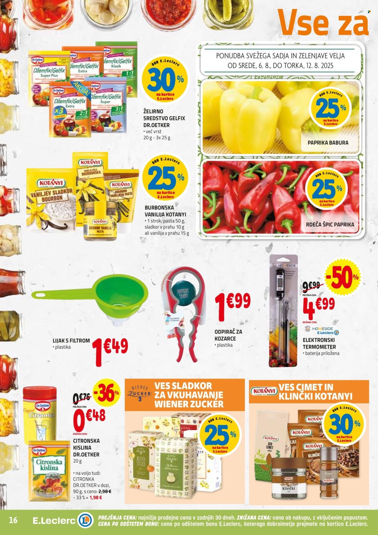 E.LECLERC katalog - Od srede, 6. 8. 2025 (2025-08-06 - 2025-08-16)