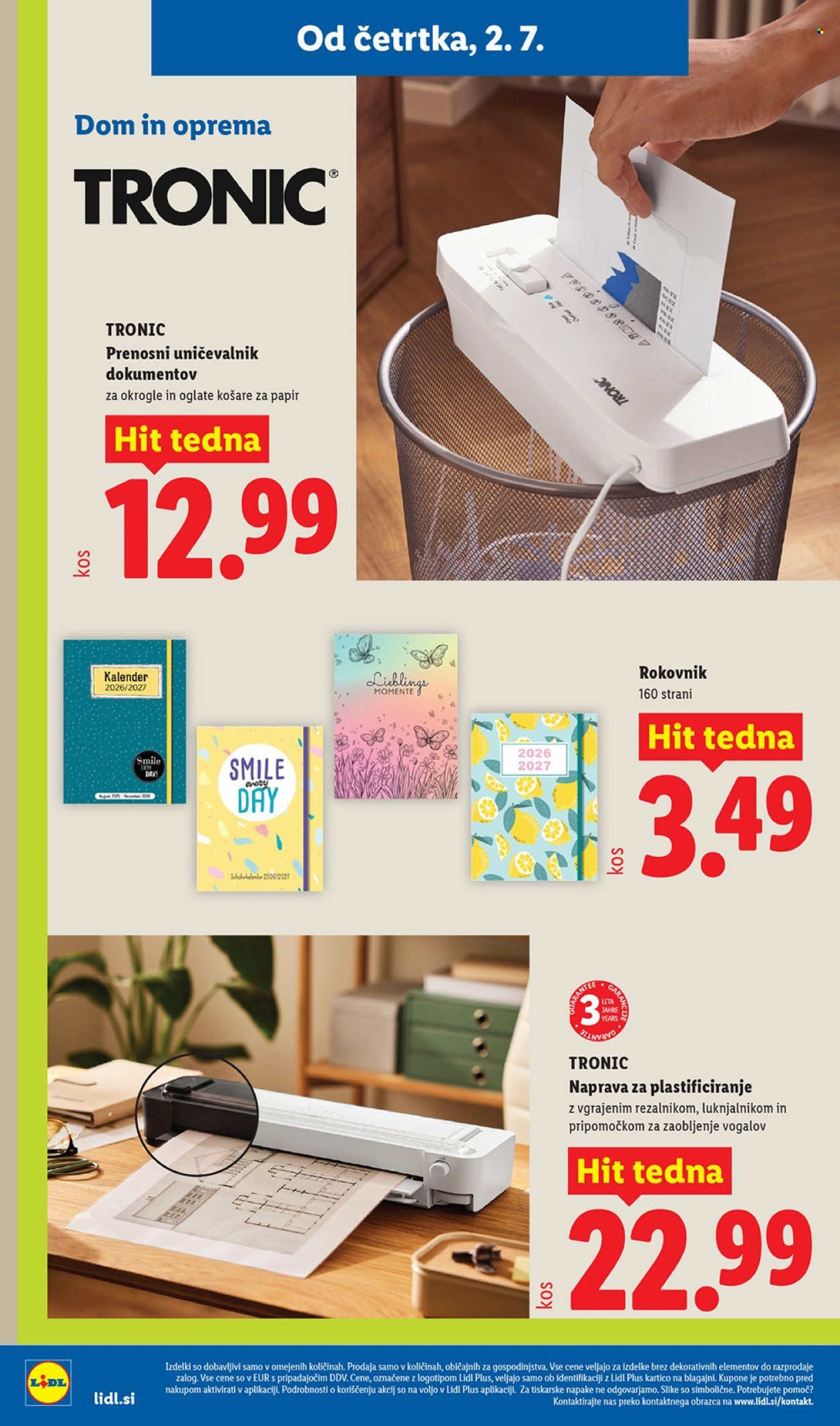 LIDL katalog - Od četrtka, 2. 7. 2026