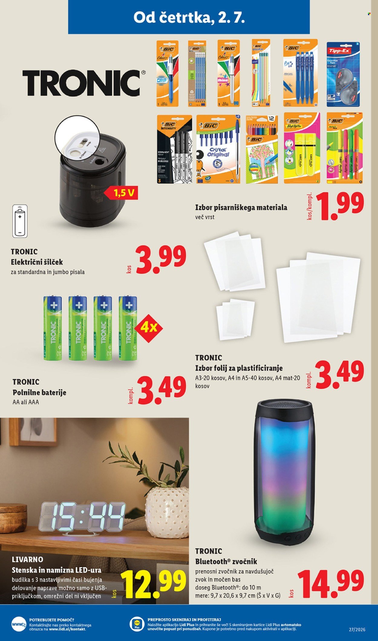 LIDL katalog - Od četrtka, 2. 7. 2026