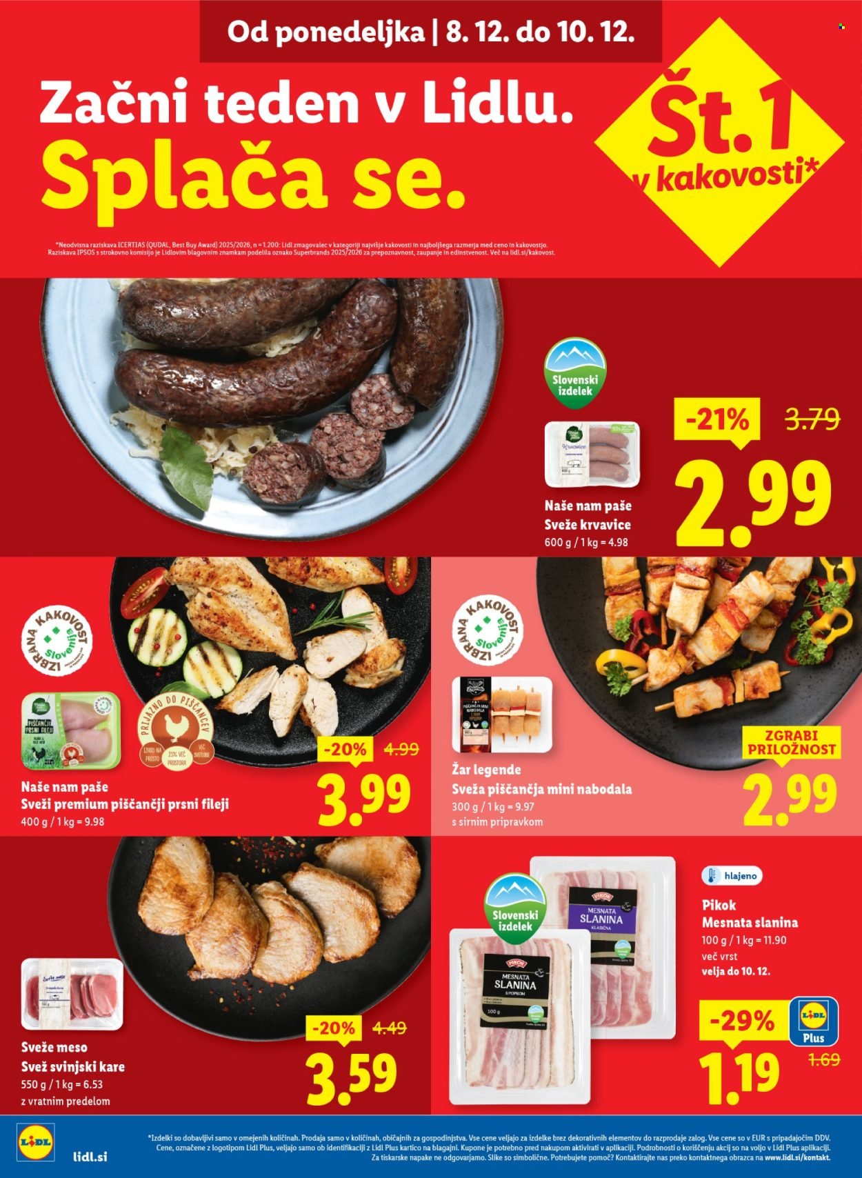 LIDL katalog - Od četrtka, 4. 12. 2025 (2025-12-04 - 2025-12-10)