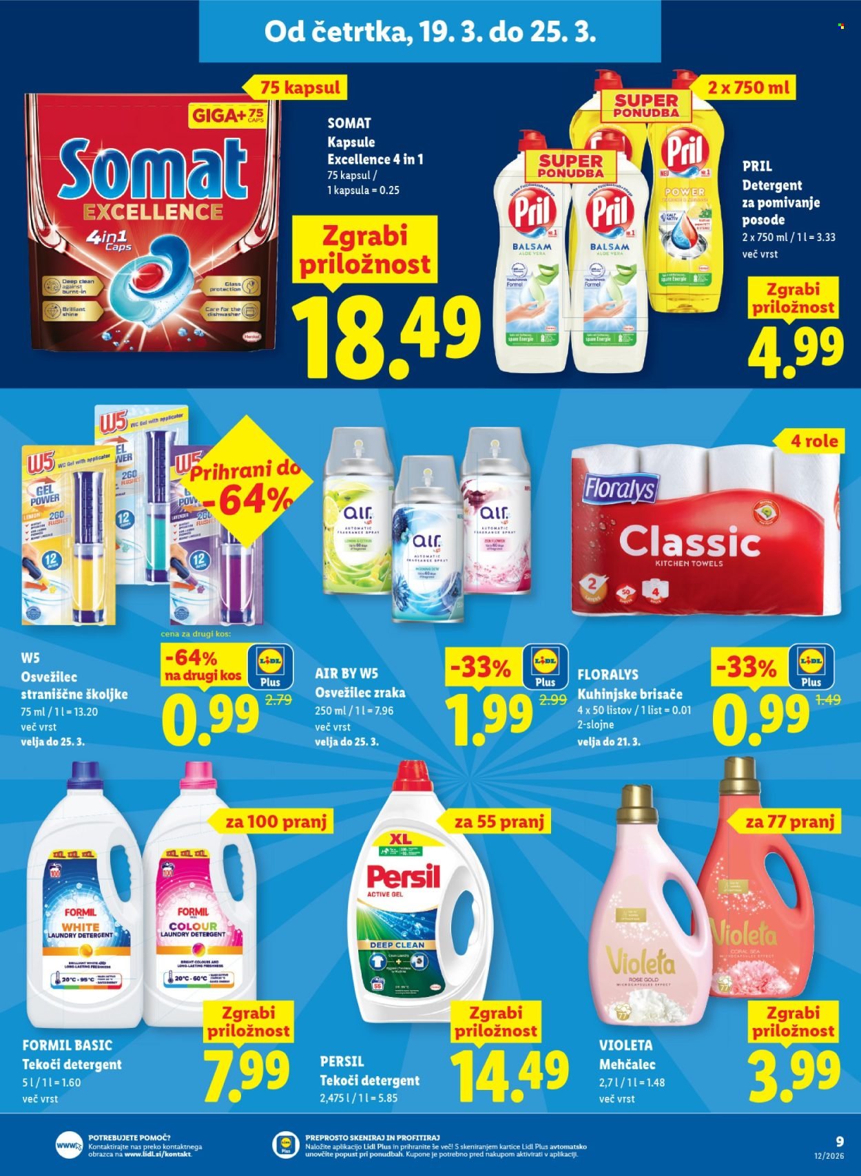 LIDL katalog - Od četrtka, 19. 3. 2026 (2026-03-19 - 2026-03-25)