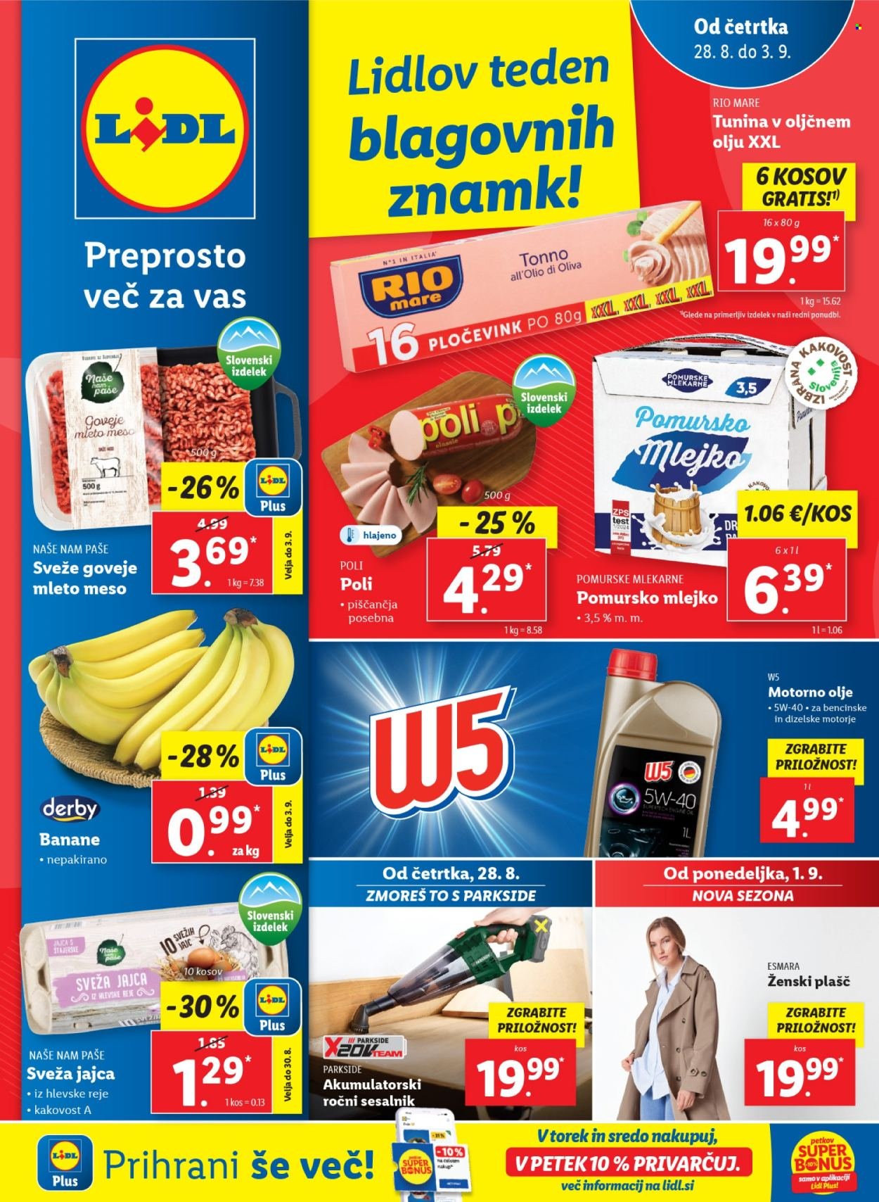 LIDL katalog - Od četrtka, 28. 8. 2025 (2025-08-28 - 2025-09-03)