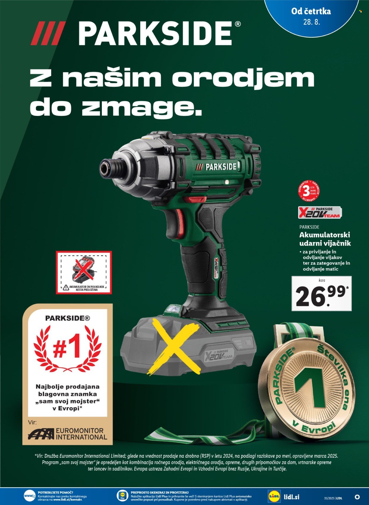 LIDL katalog - Od četrtka, 28. 8. 2025 (2025-08-28 - 2025-09-03)