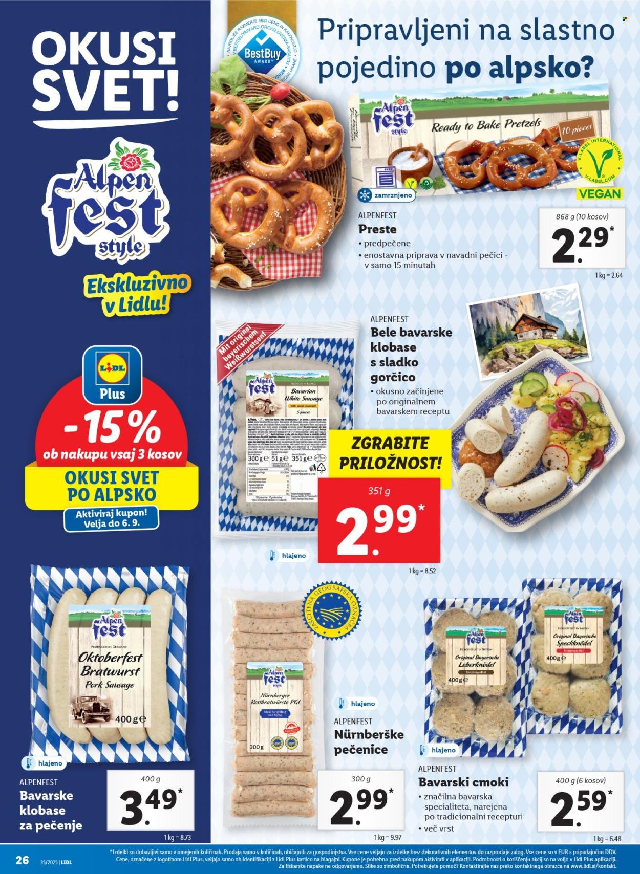 LIDL katalog - Od četrtka, 28. 8. 2025 (2025-08-28 - 2025-09-03)