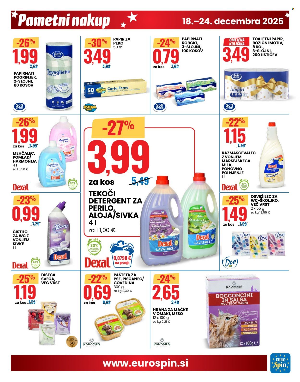 EUROSPIN katalog - Že diši po božičnih dobrotah (2025-12-18 - 2025-12-24)