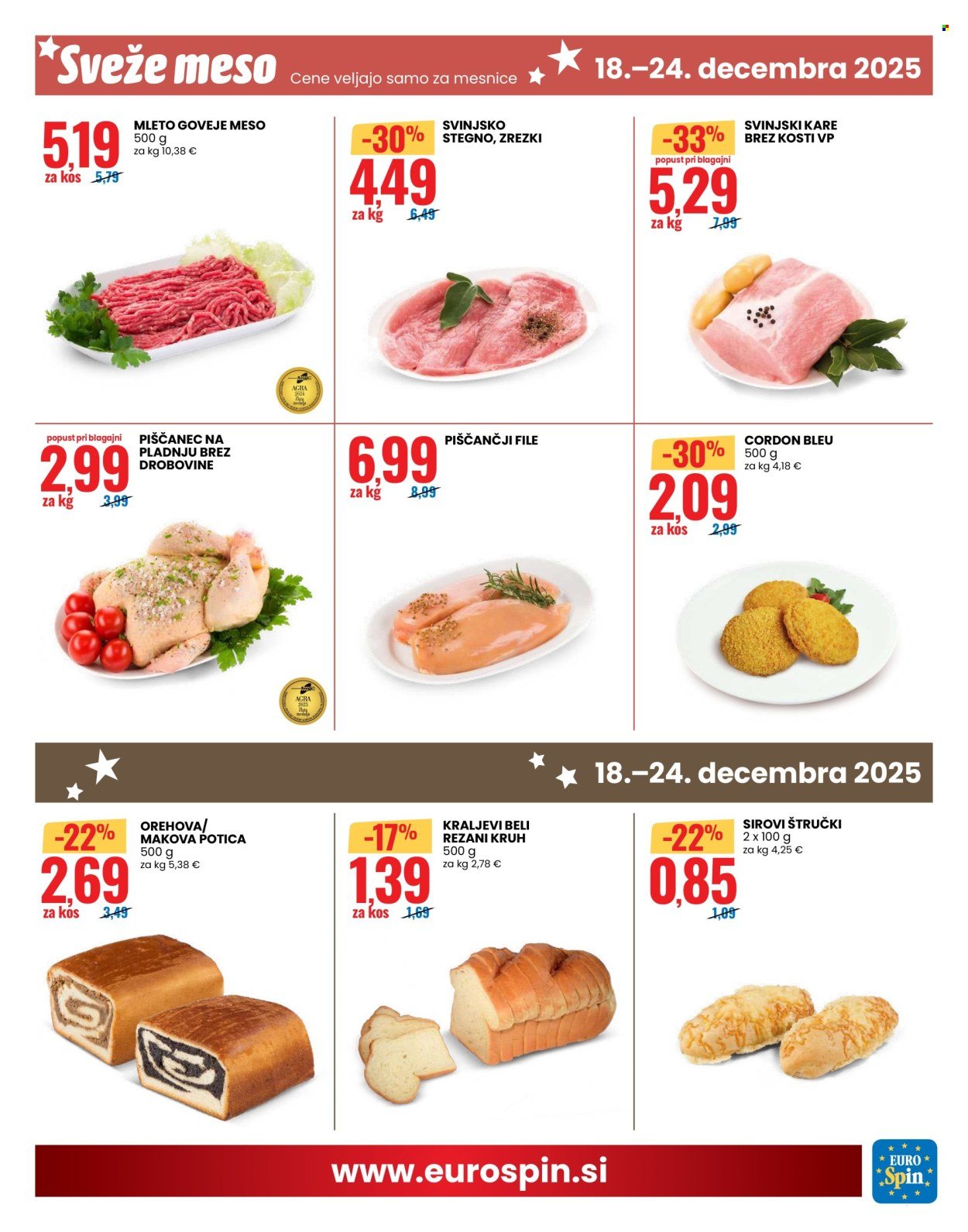 EUROSPIN katalog - Že diši po božičnih dobrotah (2025-12-18 - 2025-12-24)