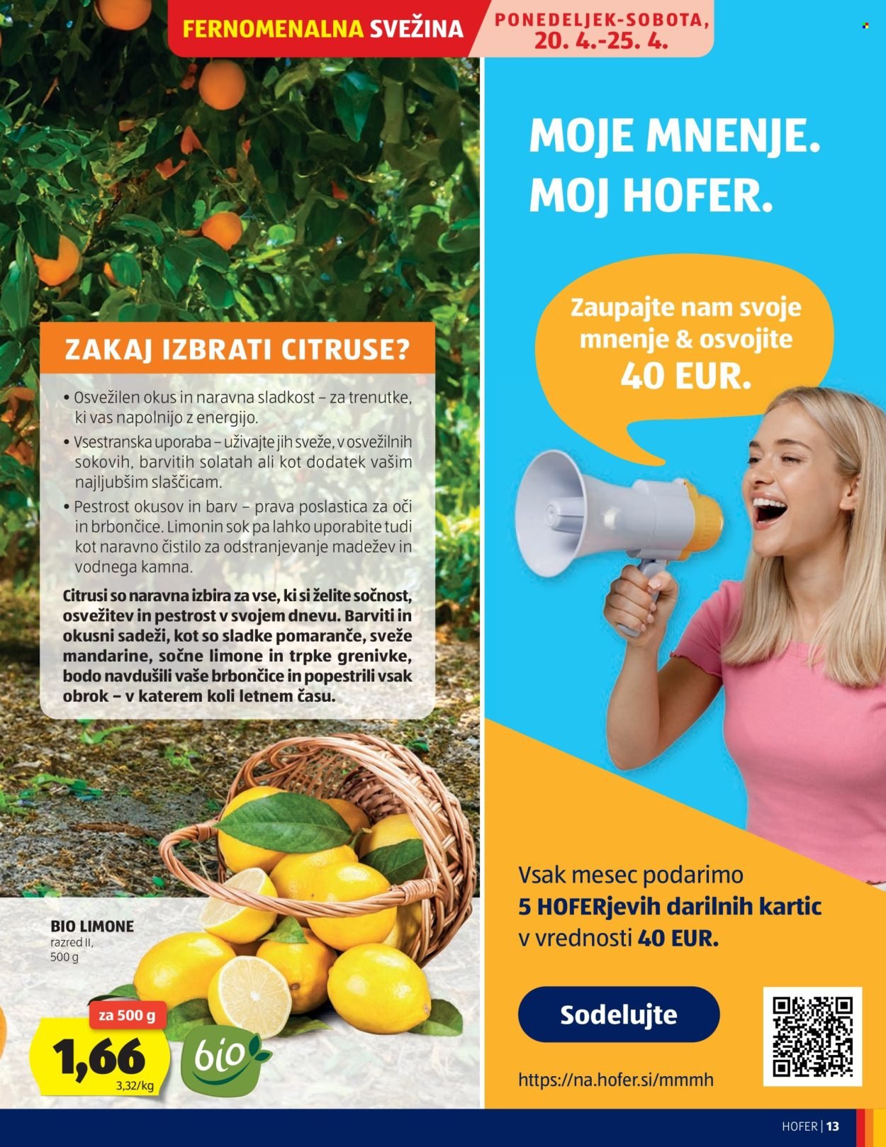 HOFER katalog - Od srede, 15. 4. 2026 (2026-04-15 - 2026-04-23)