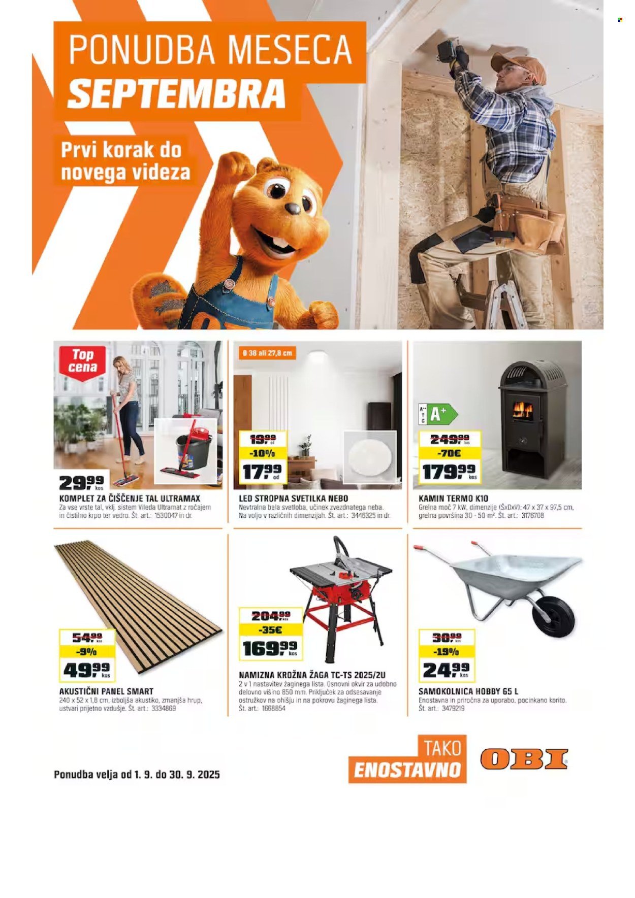 OBI katalog - Od ponedeljek, 1. 9. 2025 (2025-09-01 - 2025-09-30)