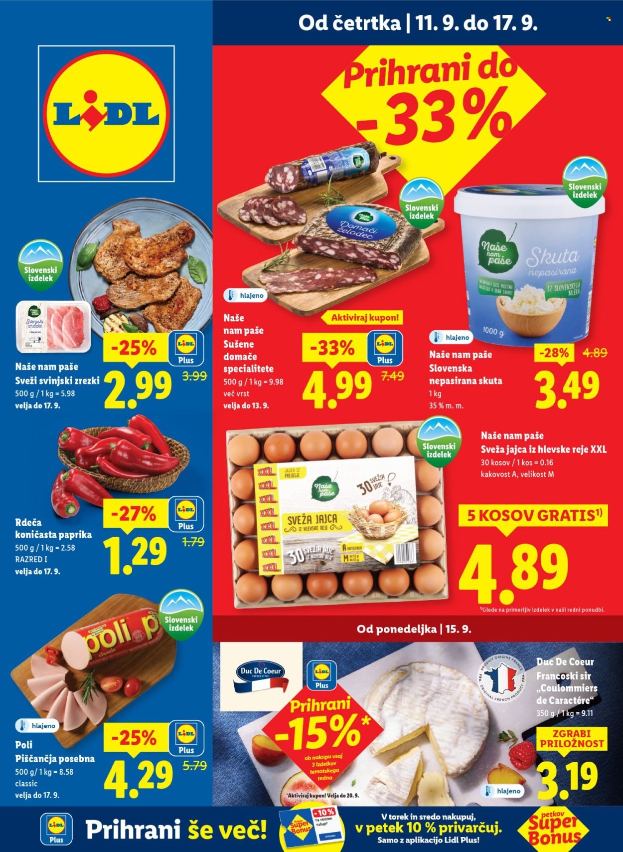 LIDL katalog - Od četrtka, 11. 9. 2025 (2025-09-11 - 2025-09-17)