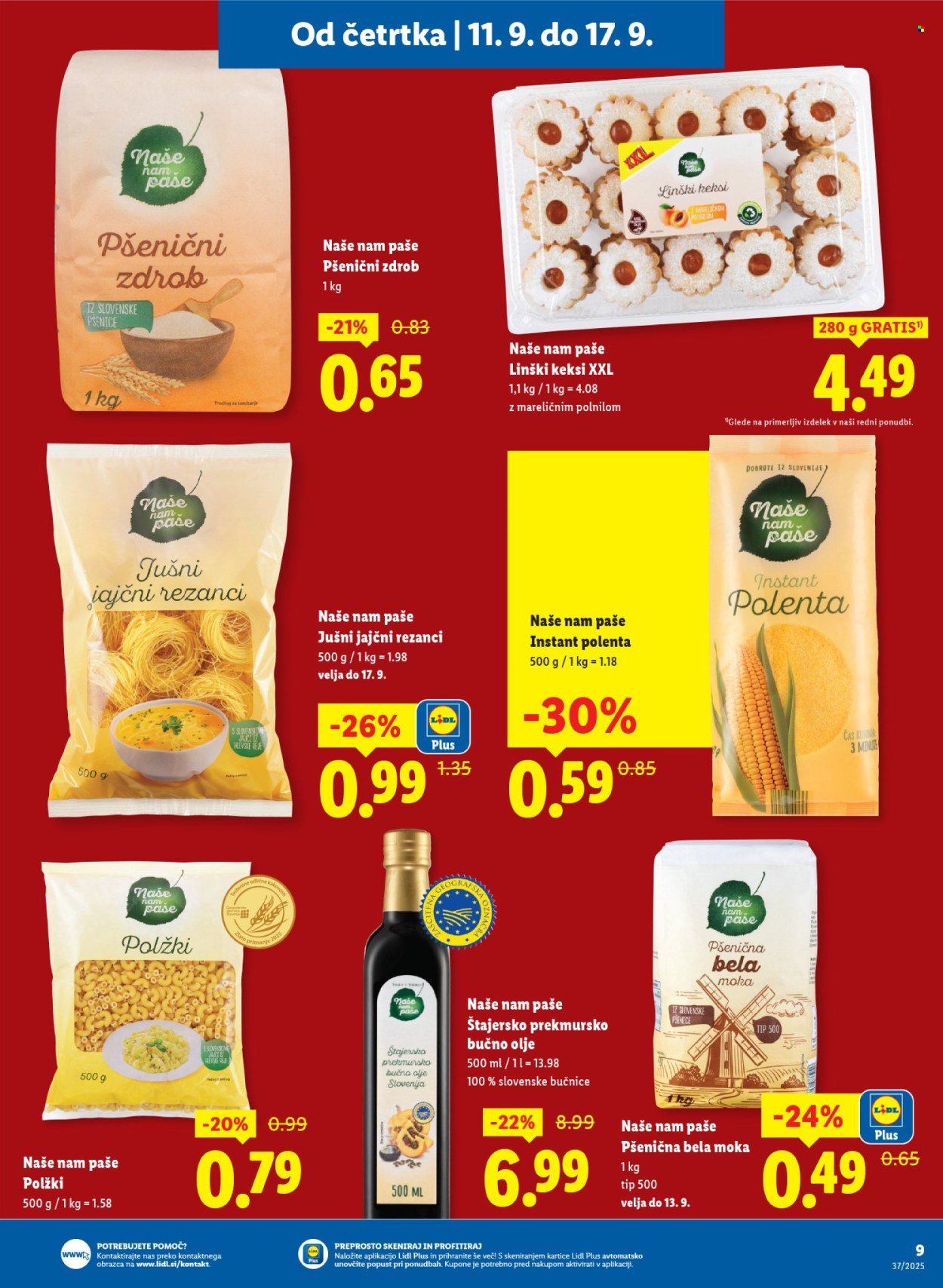 LIDL katalog - Od četrtka, 11. 9. 2025 (2025-09-11 - 2025-09-17)