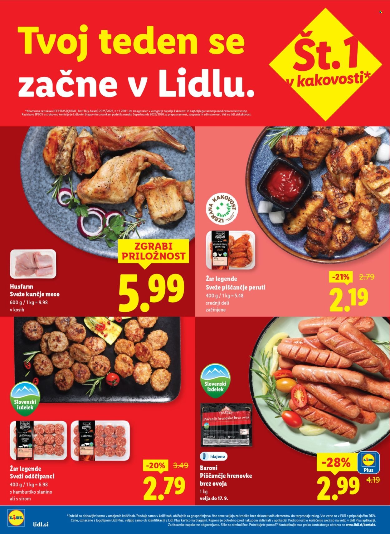 LIDL katalog - Od četrtka, 11. 9. 2025 (2025-09-11 - 2025-09-17)