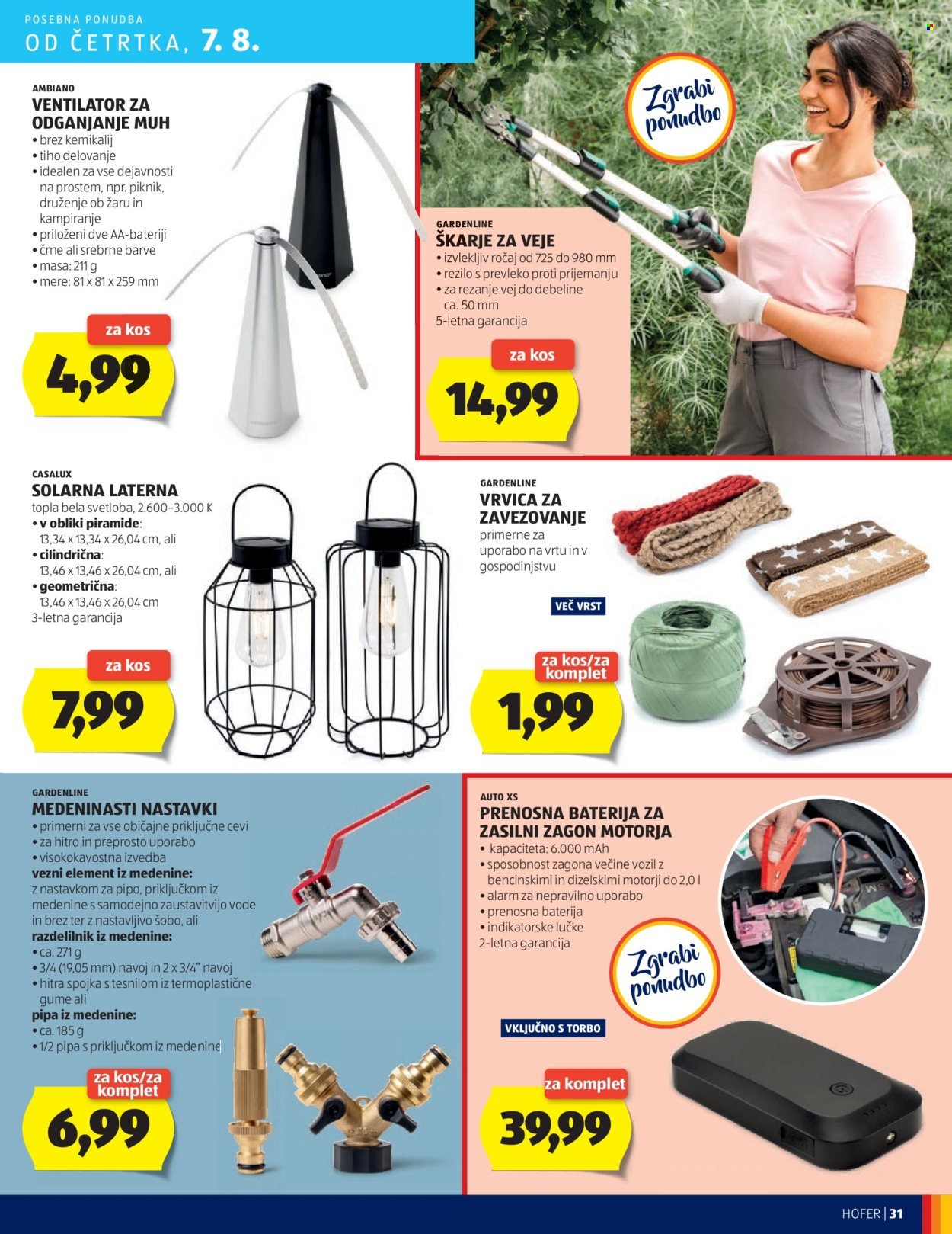 HOFER katalog - Od četrtka, 31. 7. 2025 (2025-07-31 - 2025-08-09)