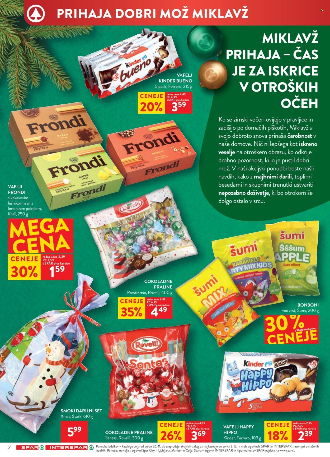 SPAR katalog - Od srede, 26. 11. 2025 (2025-11-26 - 2025-12-02)