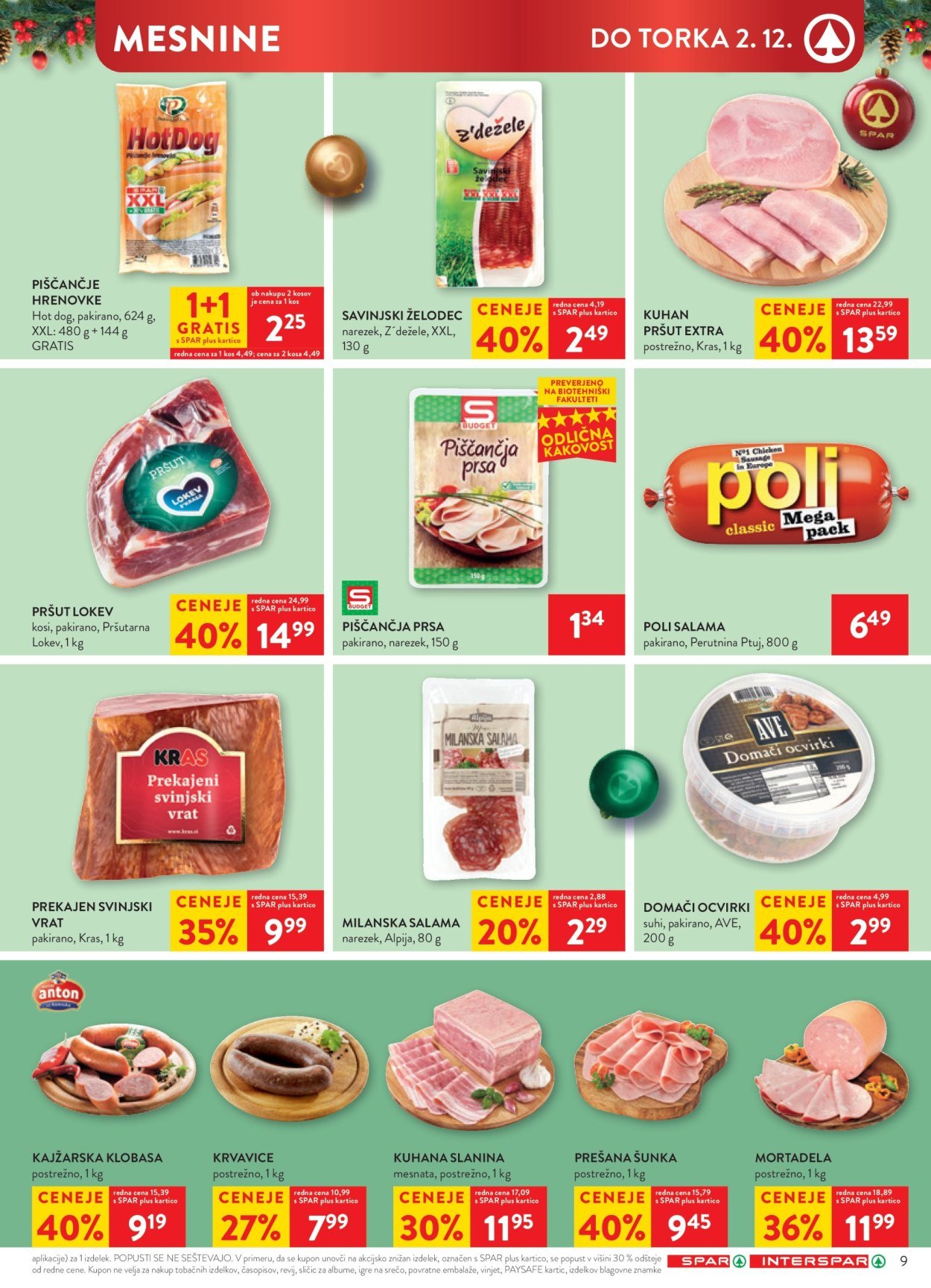 SPAR katalog - Od srede, 26. 11. 2025 (2025-11-26 - 2025-12-02)