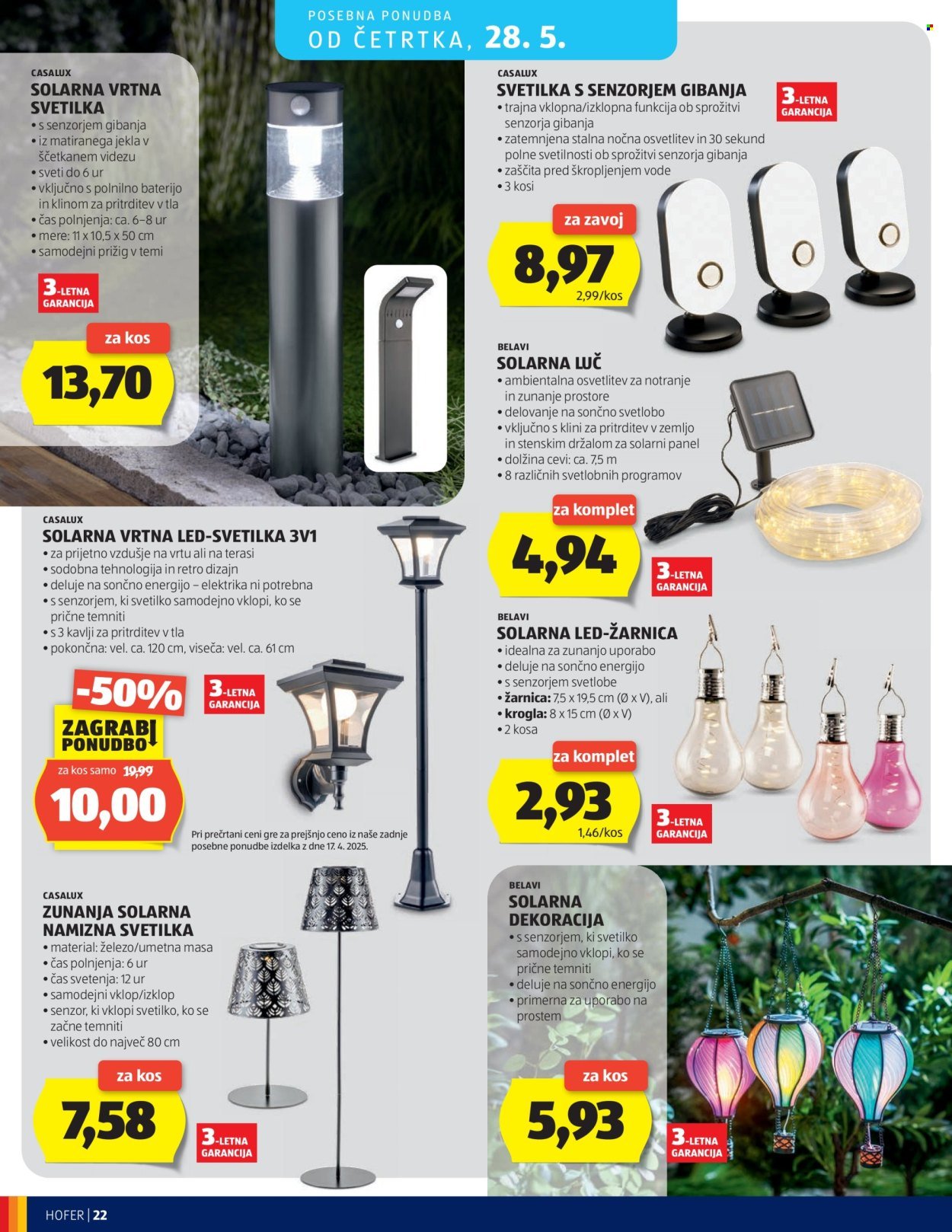 HOFER katalog - Od srede, 20. 5. 2026 (2026-05-20 - 2026-05-28)