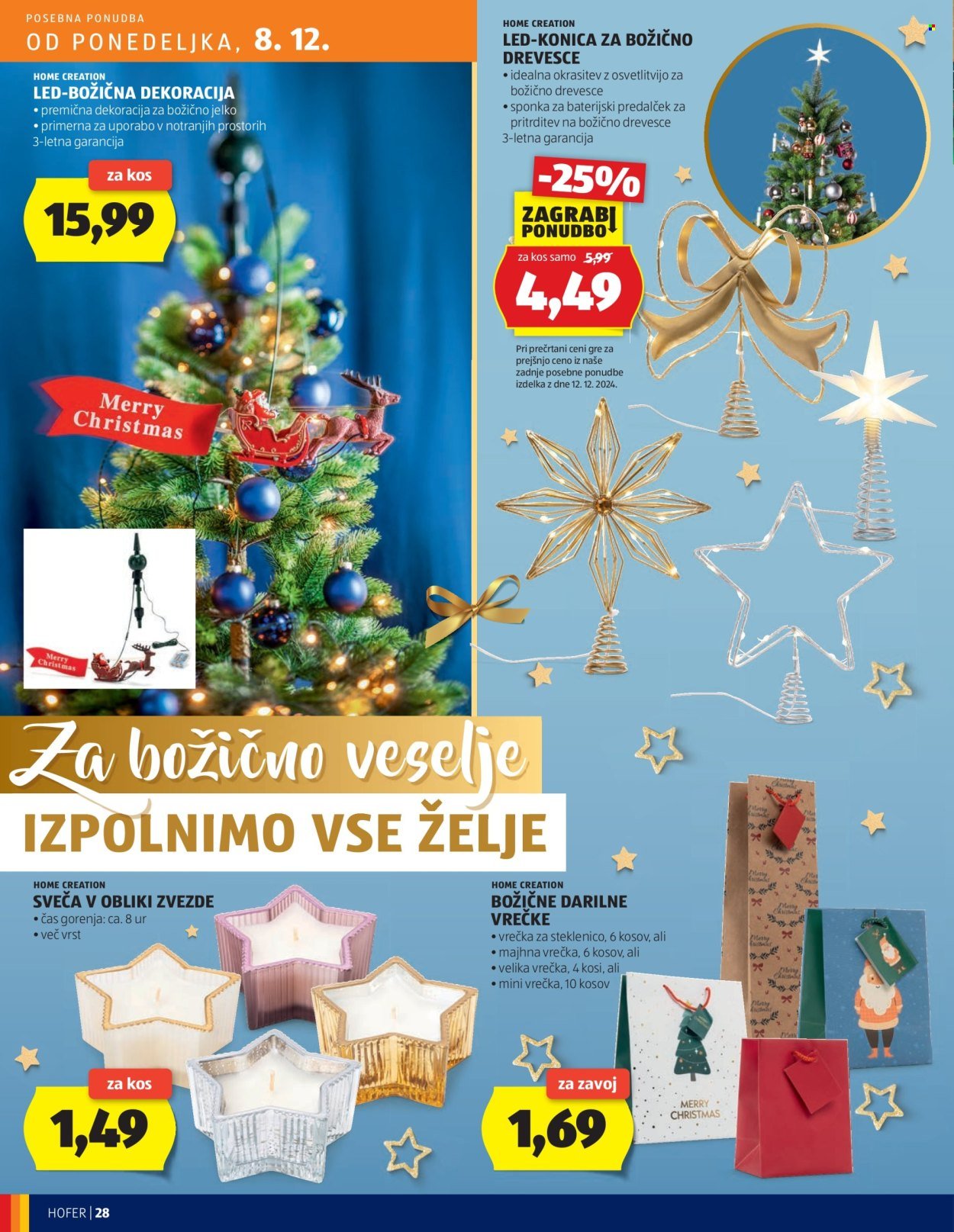 HOFER katalog - Od četrtka, 4. 12. 2025 (2025-12-04 - 2025-12-11)