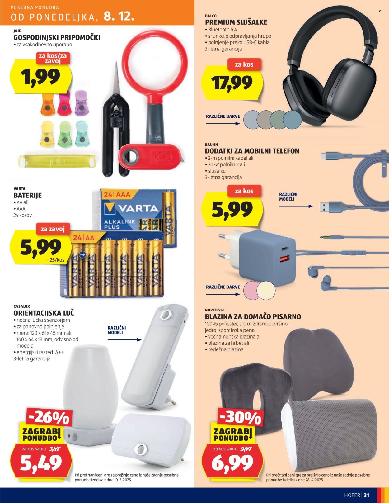HOFER katalog - Od četrtka, 4. 12. 2025 (2025-12-04 - 2025-12-11)