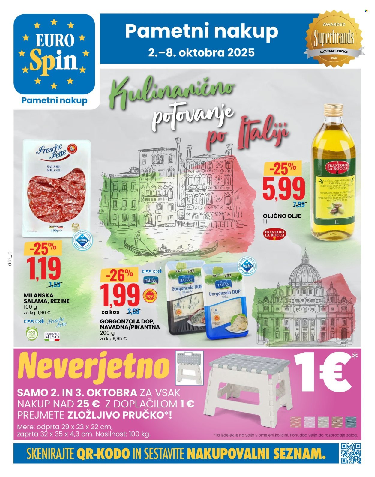EUROSPIN katalog - Kulinarično potovanje po Italiji (2025-10-02 - 2025-10-08)