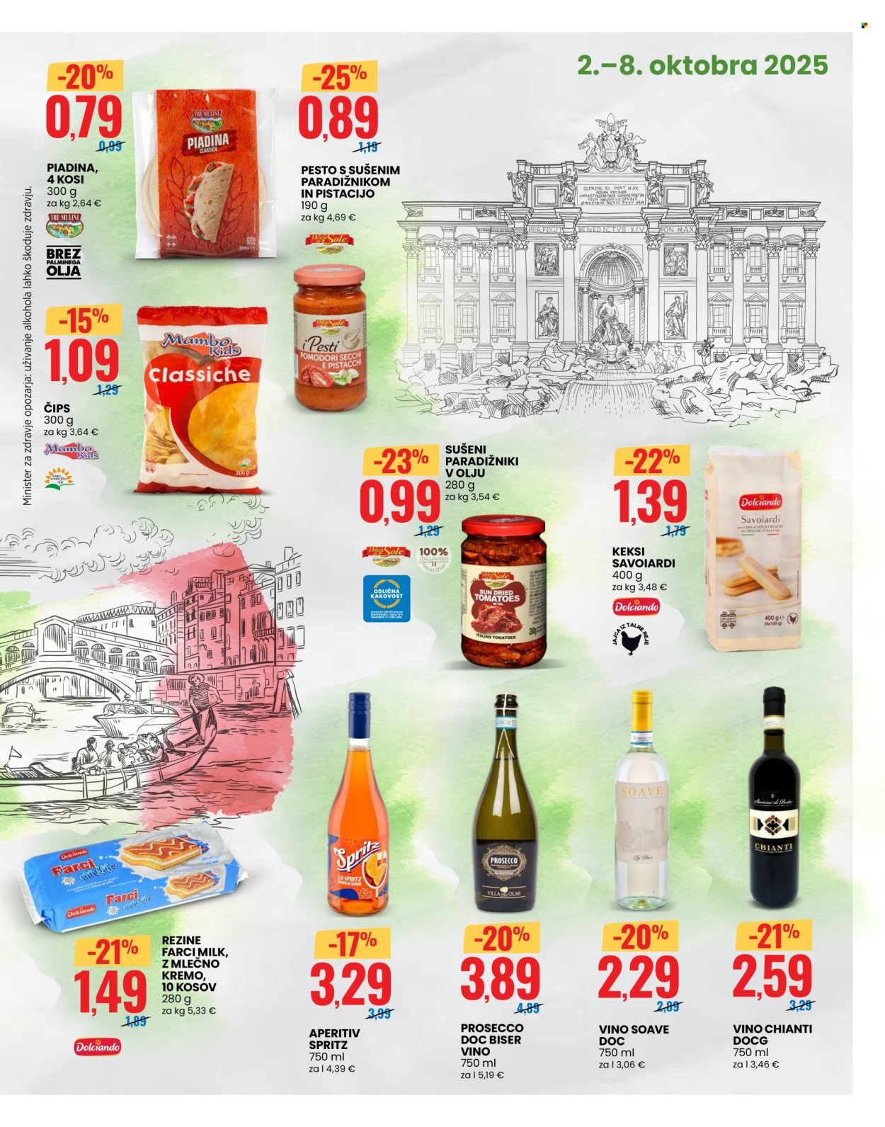 EUROSPIN katalog - Kulinarično potovanje po Italiji (2025-10-02 - 2025-10-08)