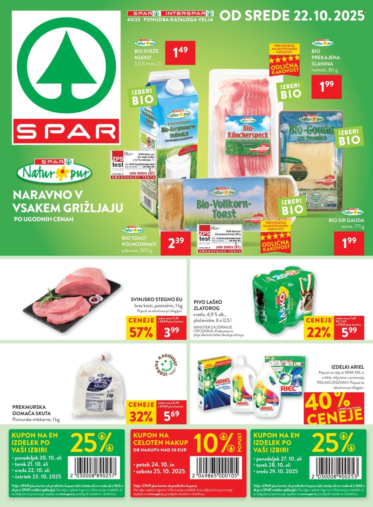 SPAR katalog - Od srede, 22. 10. 2025 (2025-10-22 - 2025-11-04)