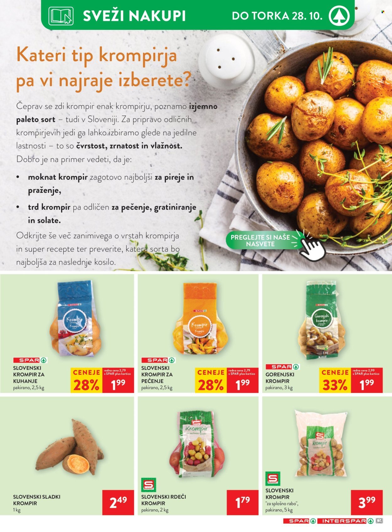 SPAR katalog - Od srede, 22. 10. 2025 (2025-10-22 - 2025-11-04)