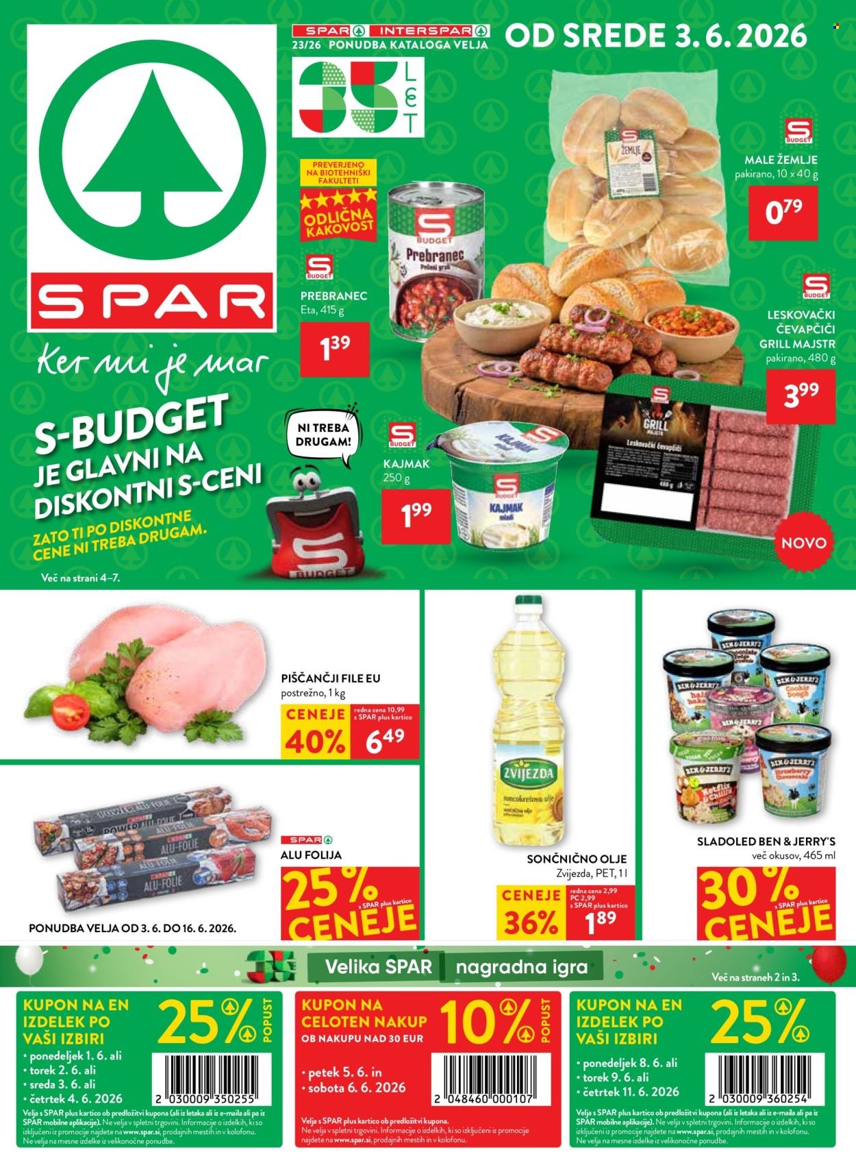 SPAR katalog - Od srede, 3. 6. 2026