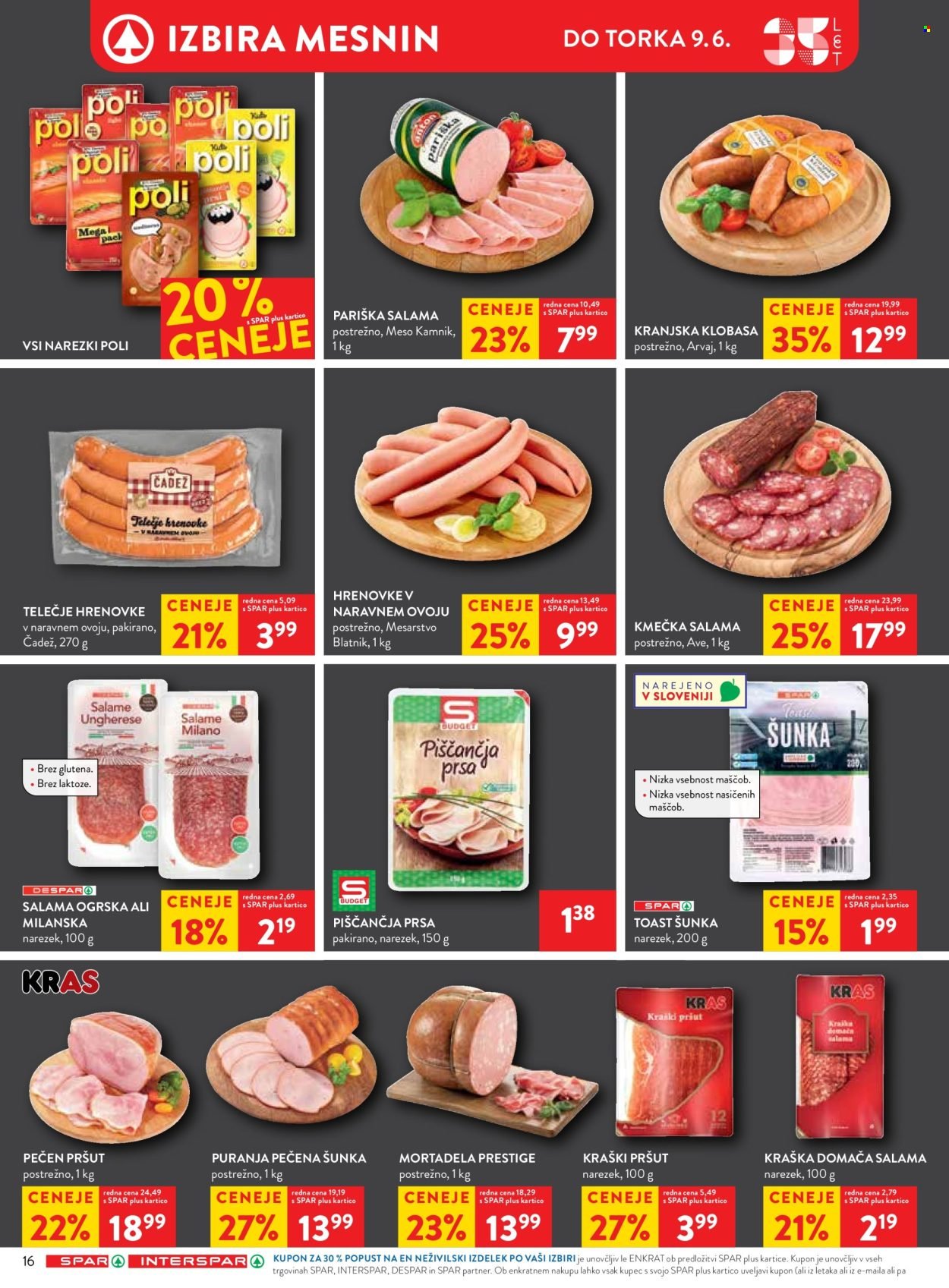 SPAR katalog - Od srede, 3. 6. 2026