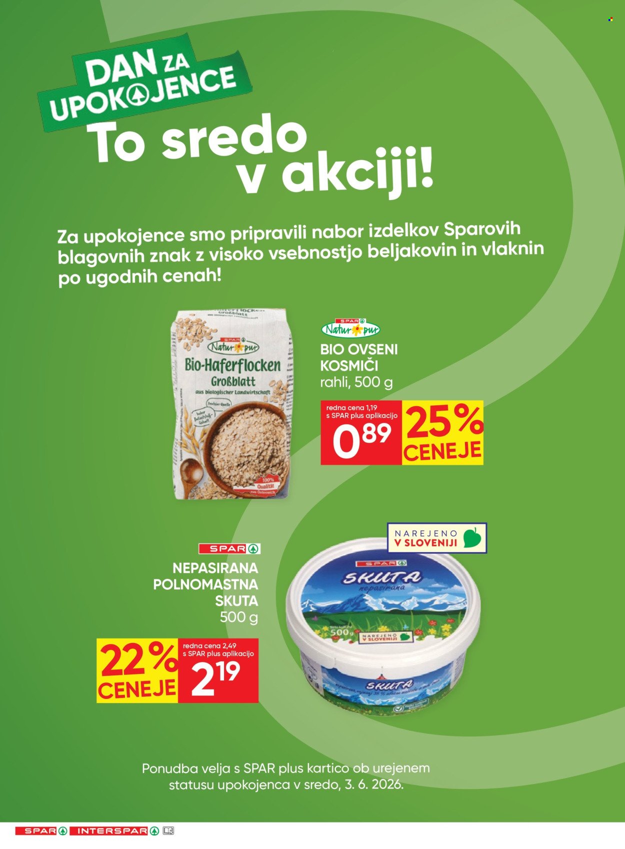 SPAR katalog - Od srede, 3. 6. 2026