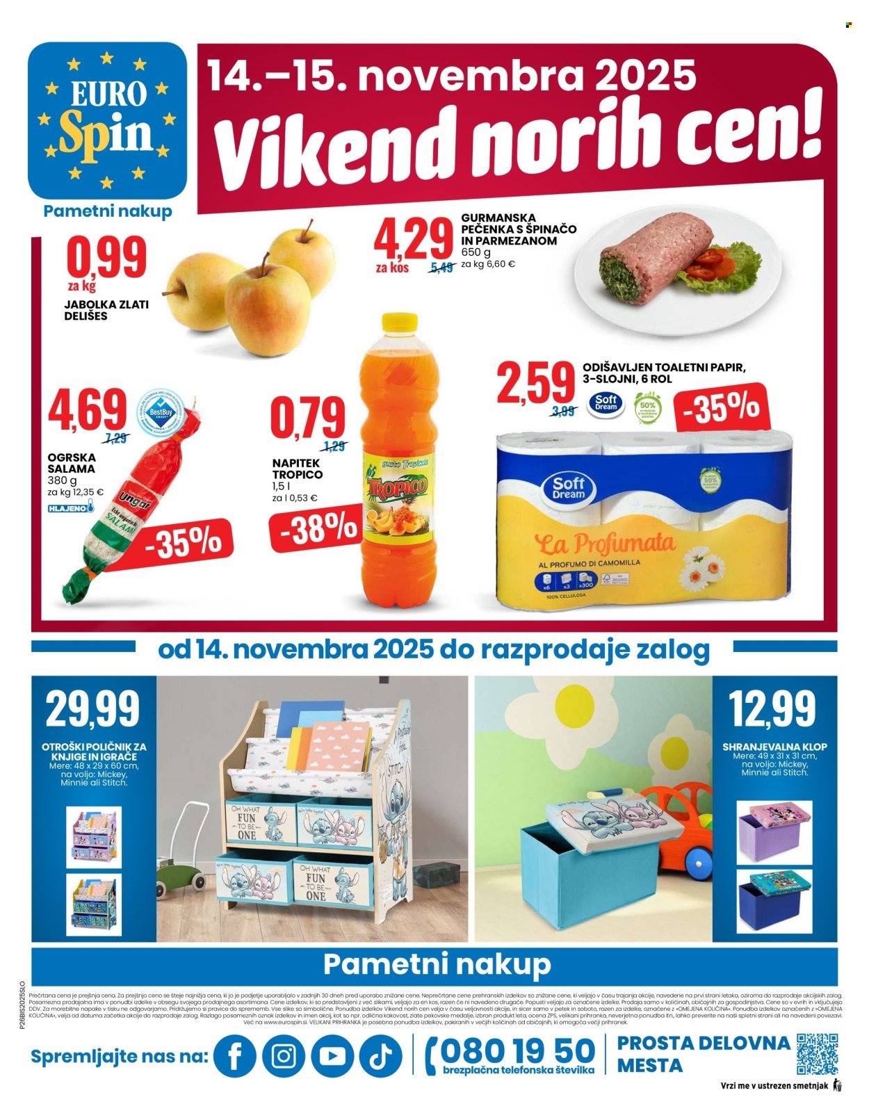 EUROSPIN katalog - TEMA QUALITA' + MASTER NATALE (2025-11-13 - 2025-11-19)