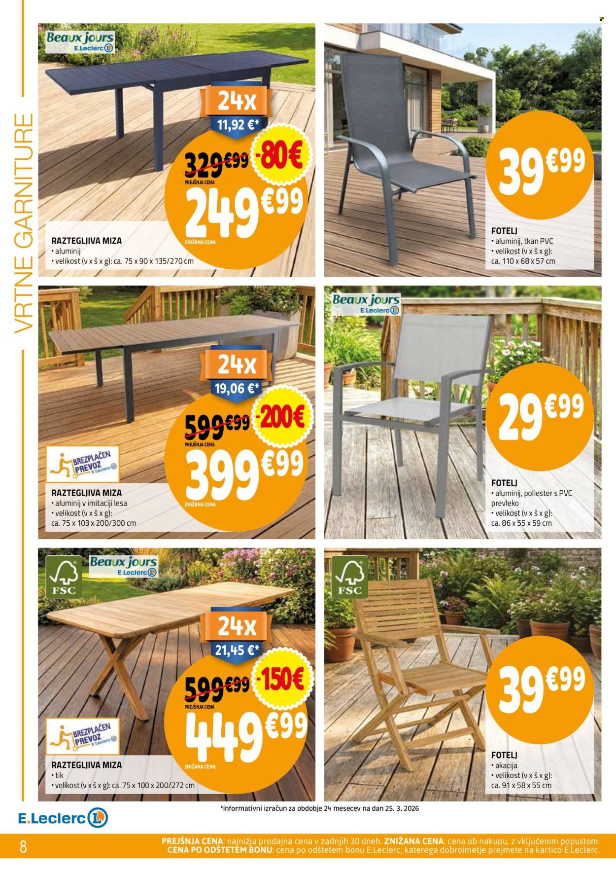 E.LECLERC katalog - Katalog  Vse za teraso (2026-04-08 - 2026-05-23)