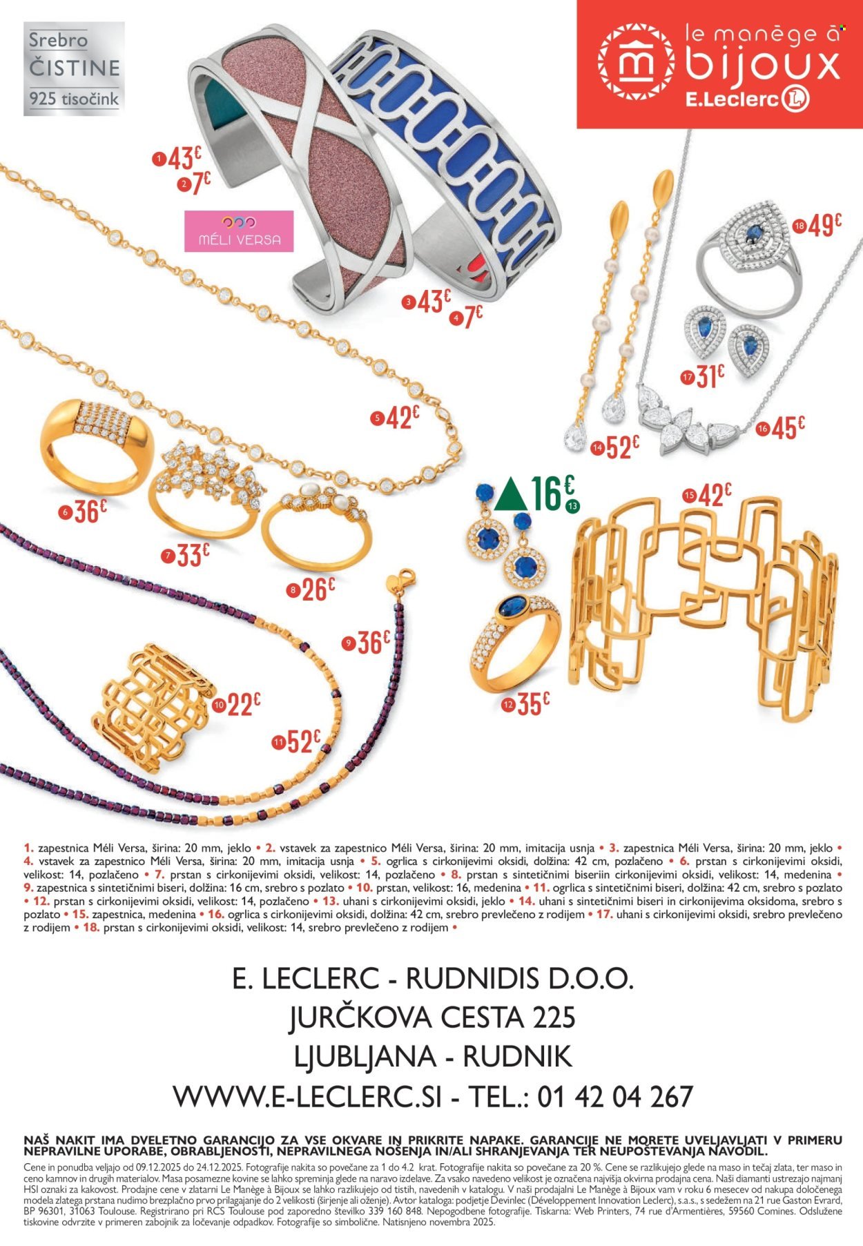 E.LECLERC katalog - Katalog E.Leclerc Zlatarna (2025-12-09 - 2025-12-24)