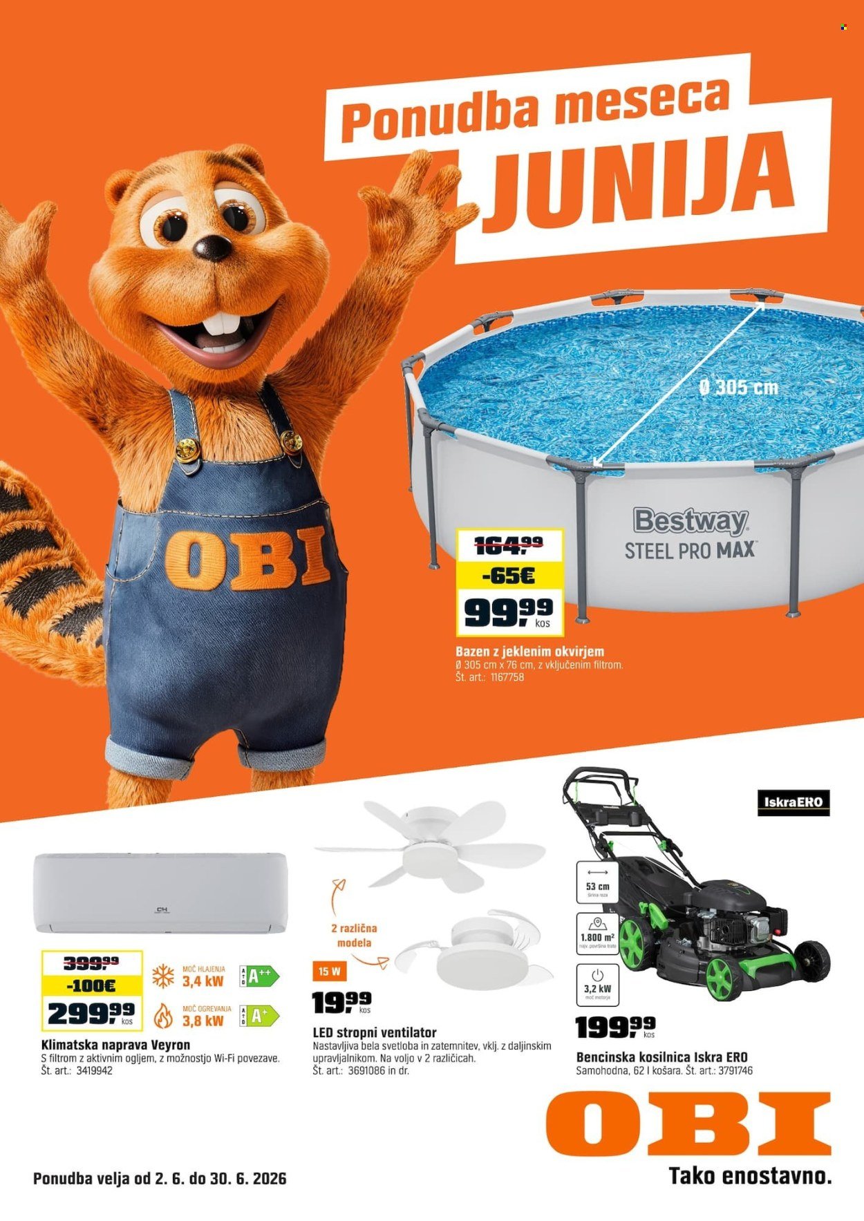 OBI katalog - Od torka, 2. 6. 2026