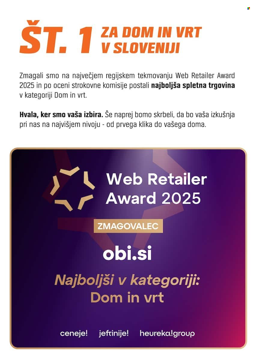 OBI katalog - Od torka, 2. 6. 2026